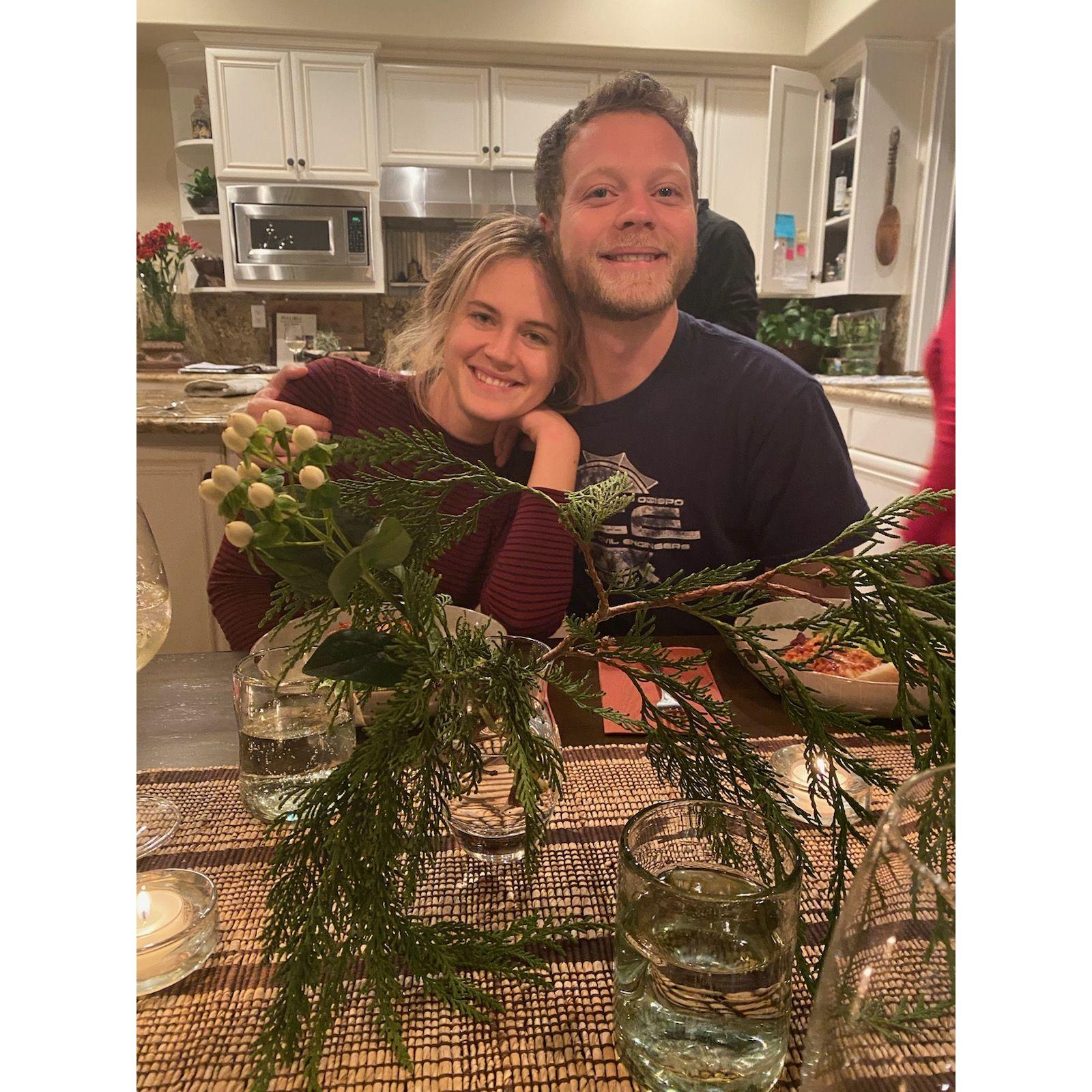 A Christmas dinner at Ang & Chris' house. Ang is an incredible chef and we wish we ate her food more.