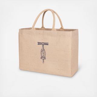 Corkscrew Jute Market Bag
