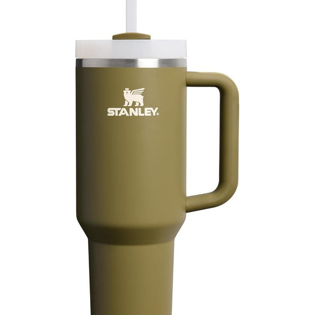 STANLEY Quencher H2.0 Tumbler with Handle and Straw 40 oz | Flowstate 3-Position Lid | Cup Holder Compatible for Travel | Insulated Stainless Steel Cup | BPA-Free | Exclusive Thyme