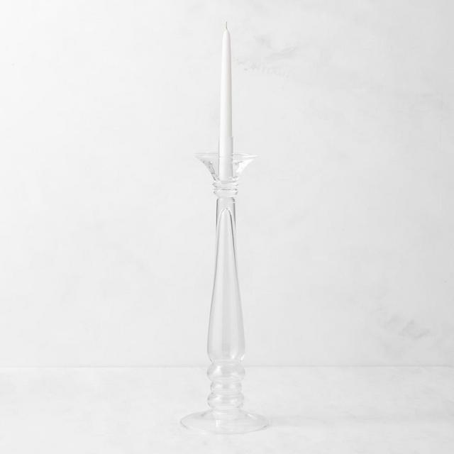 Glass Taper Candleholder, Tall