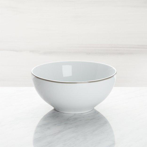 Aspen Grey Band Cereal Bowl