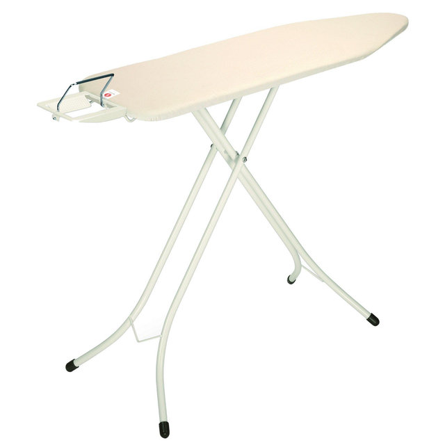 Brabantia Ironing Board with Steam Iron Rest, Size B, Standard - Ecru Cover
