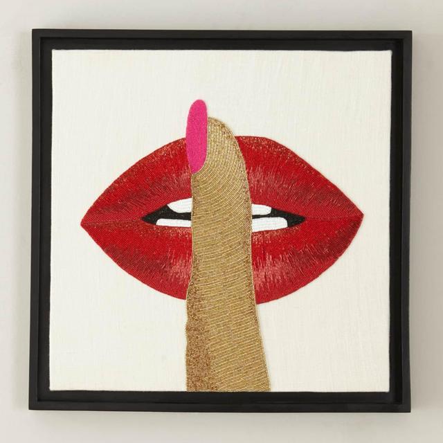 Hush Beaded Wall Art