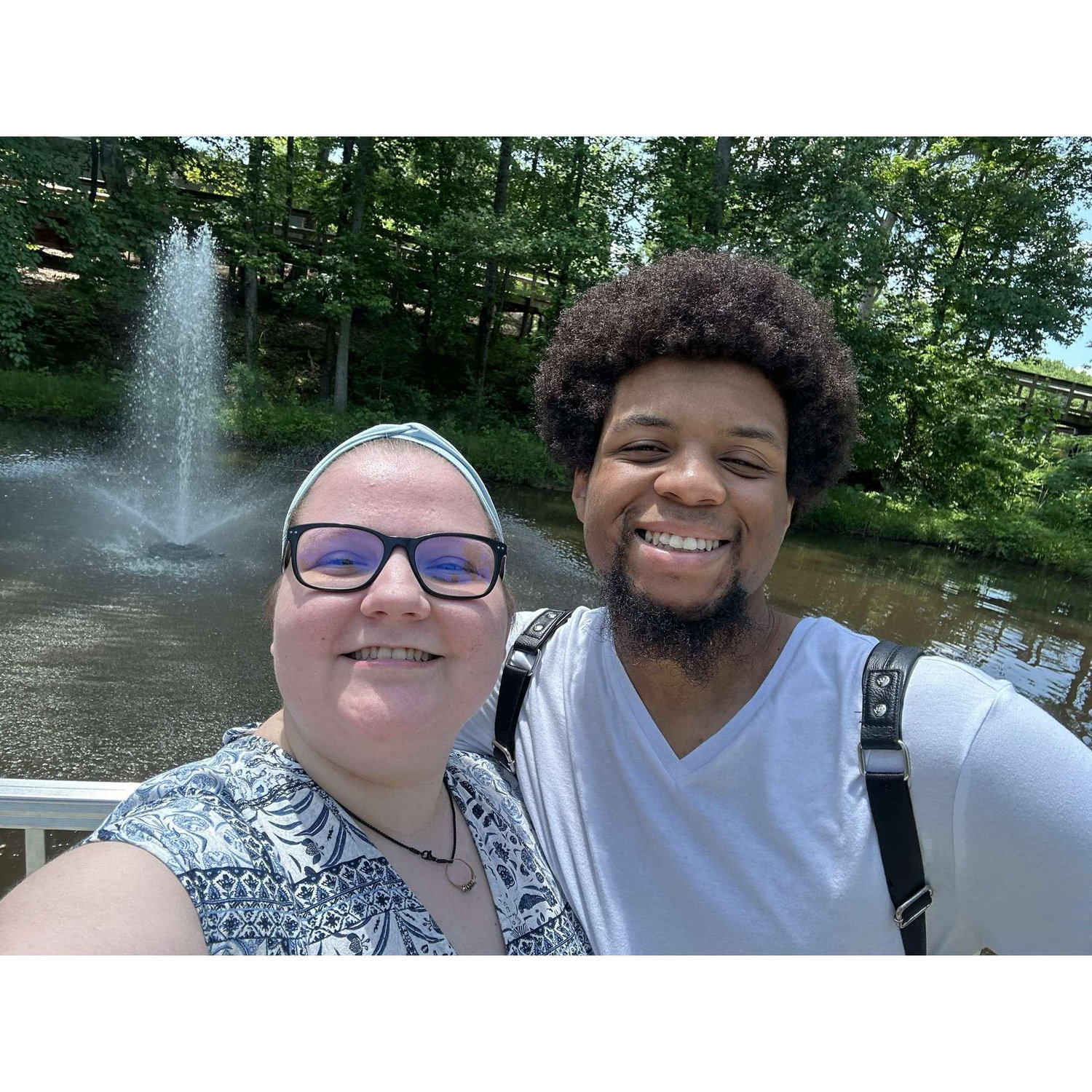 This picture was taken during my birthday trip last year, during which we visited the Greensboro Natural Science Center!