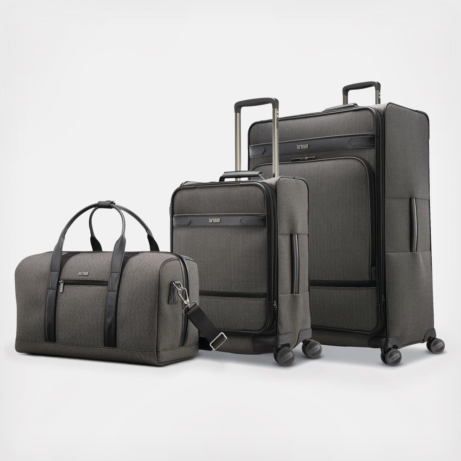 Buy the Hartmann Upright Wheel Briefcase Luggage Black