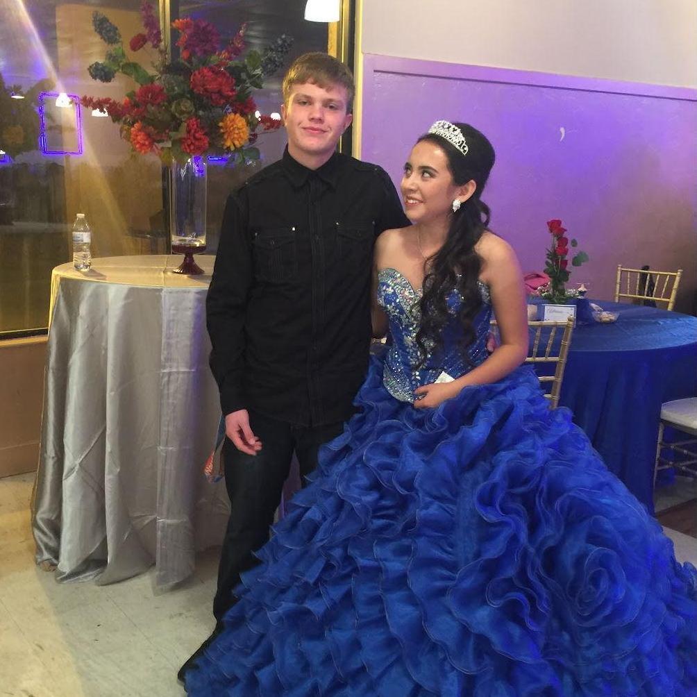 Adriana's quinceañera in 2015