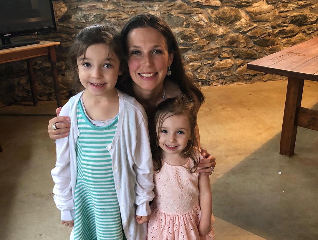 Emily (MOH) and Molly and Anna at Whit’s bridal shower