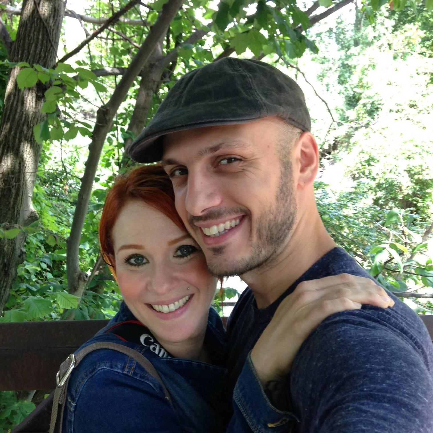 One of our earliest photos, together at Niagara Falls.