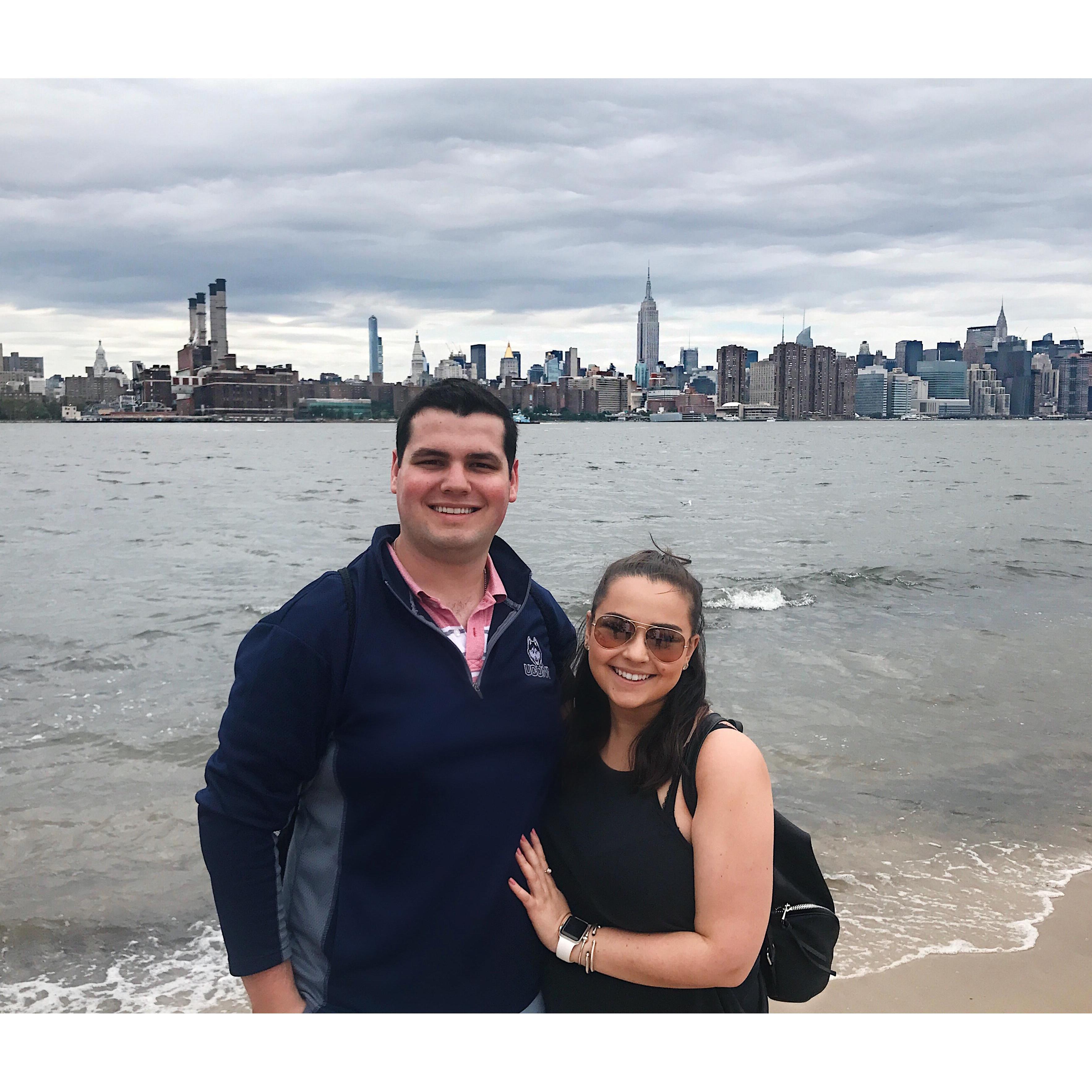 We both moved to NYC.