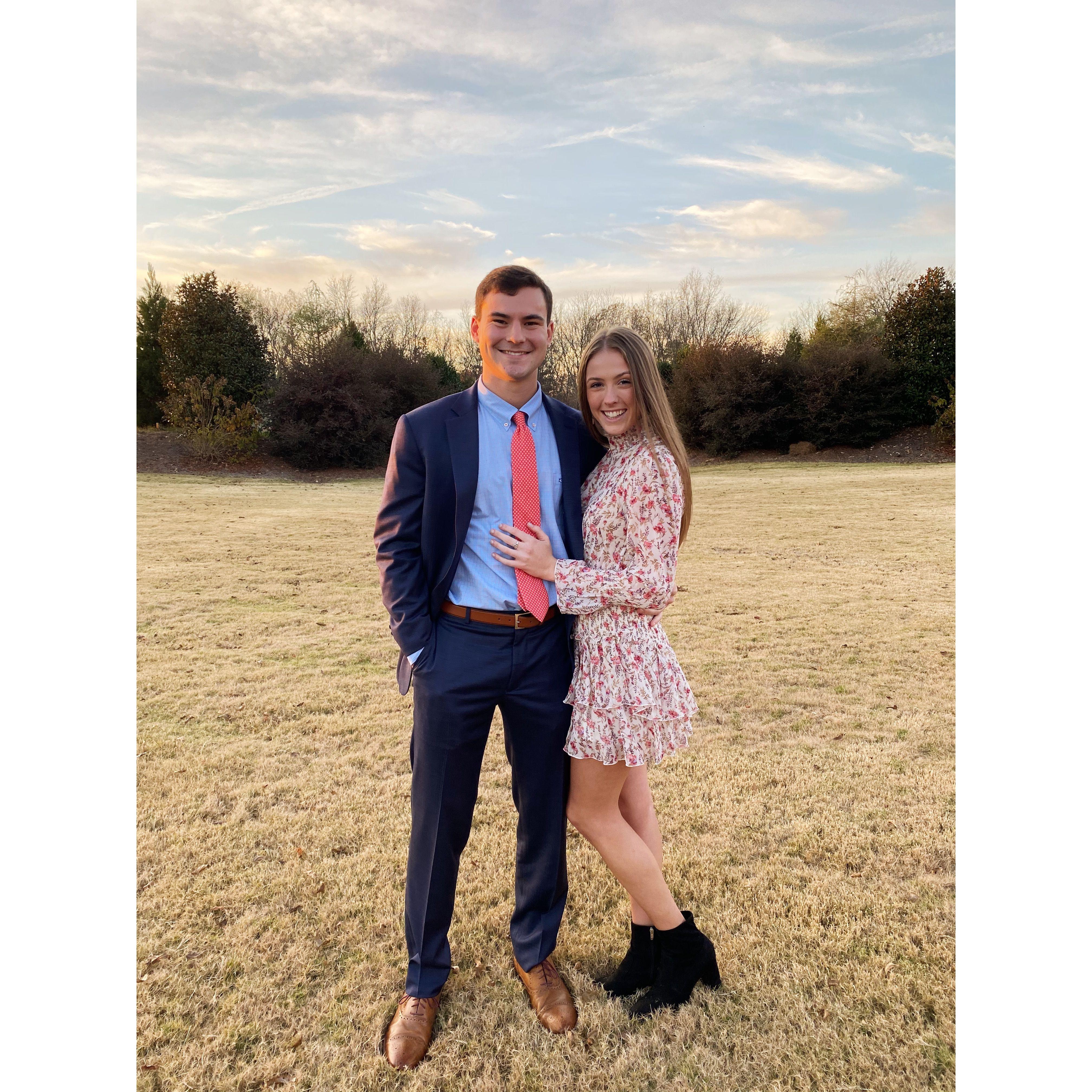 One of the first weddings we went to together - November 21, 2020