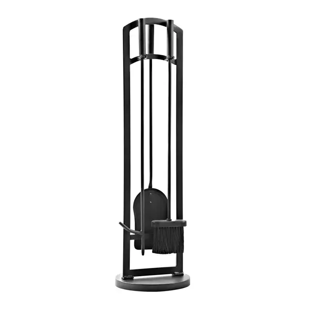 Pleasant Hearth 4-Piece Steel Fireplace Tool Set