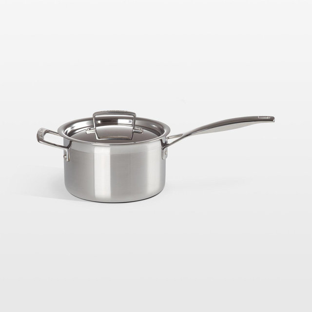 Le Creuset ® Classic Stainless Steel 3-Qt. Covered Sauce Pan