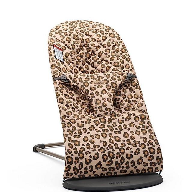 BabyBjörn Bouncer Bliss, Cotton, Beige/Leopard