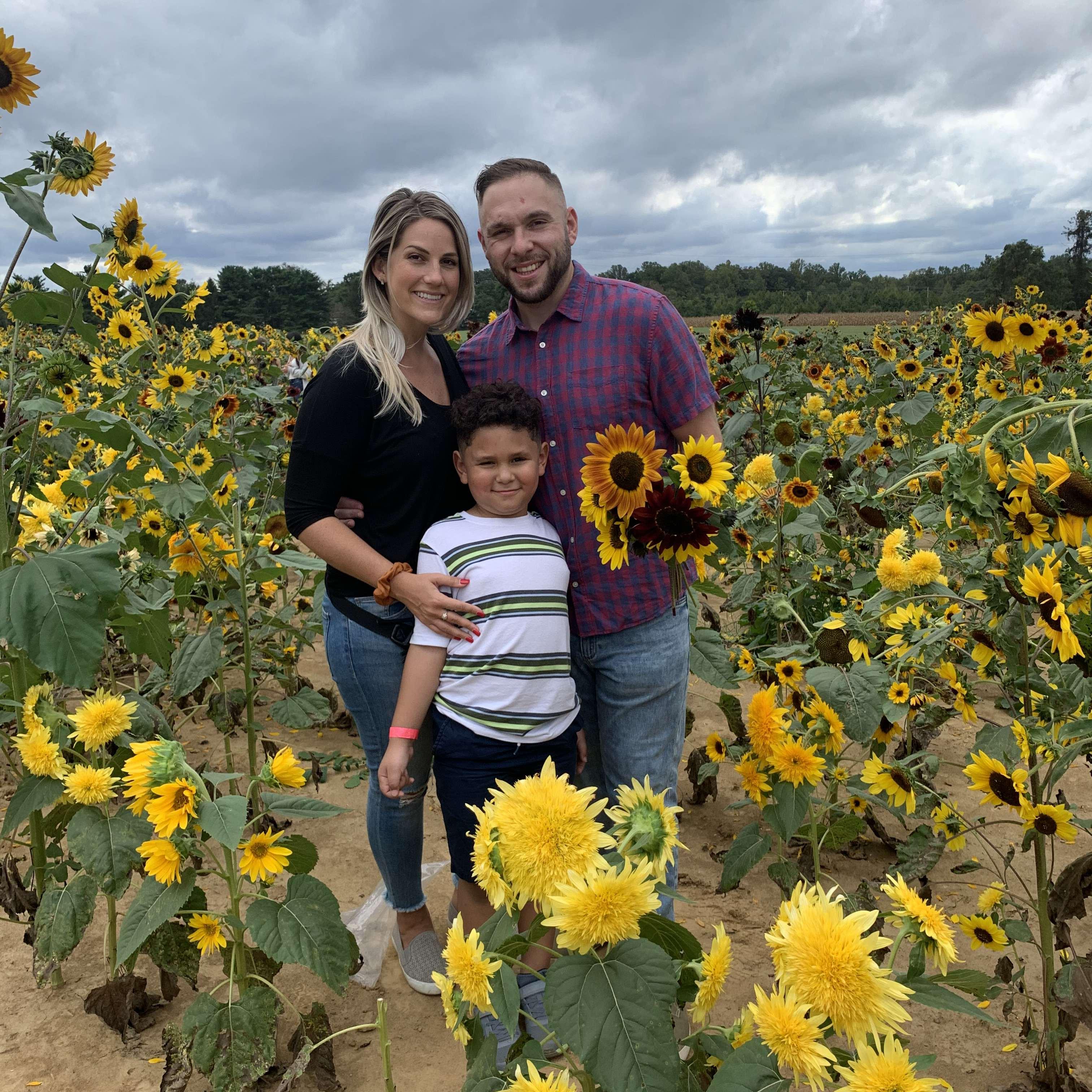 Sunflower Field with Eli