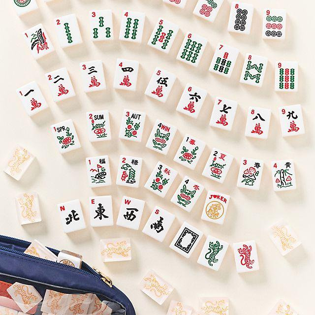 Tigre De Tartan Mahjong Tiles