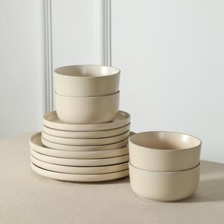 Earth & Clay Amber 24-Piece Dinnerware Set, Service for 8