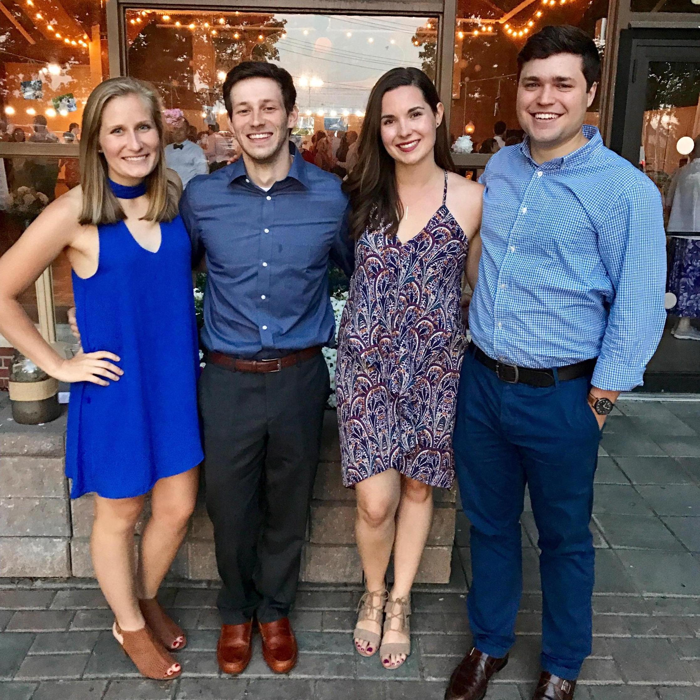 Our roomies turned members of the bridal party!