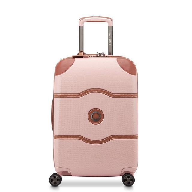 DELSEY PARIS Chatelet Air 2.0 Hardside Luggage with Spinner Wheels, Blush Pink, Carry on 20 Inch