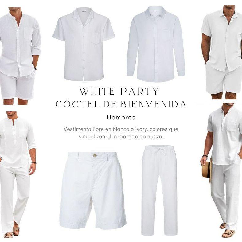 Vestimenta para el cóctel de bienvenida