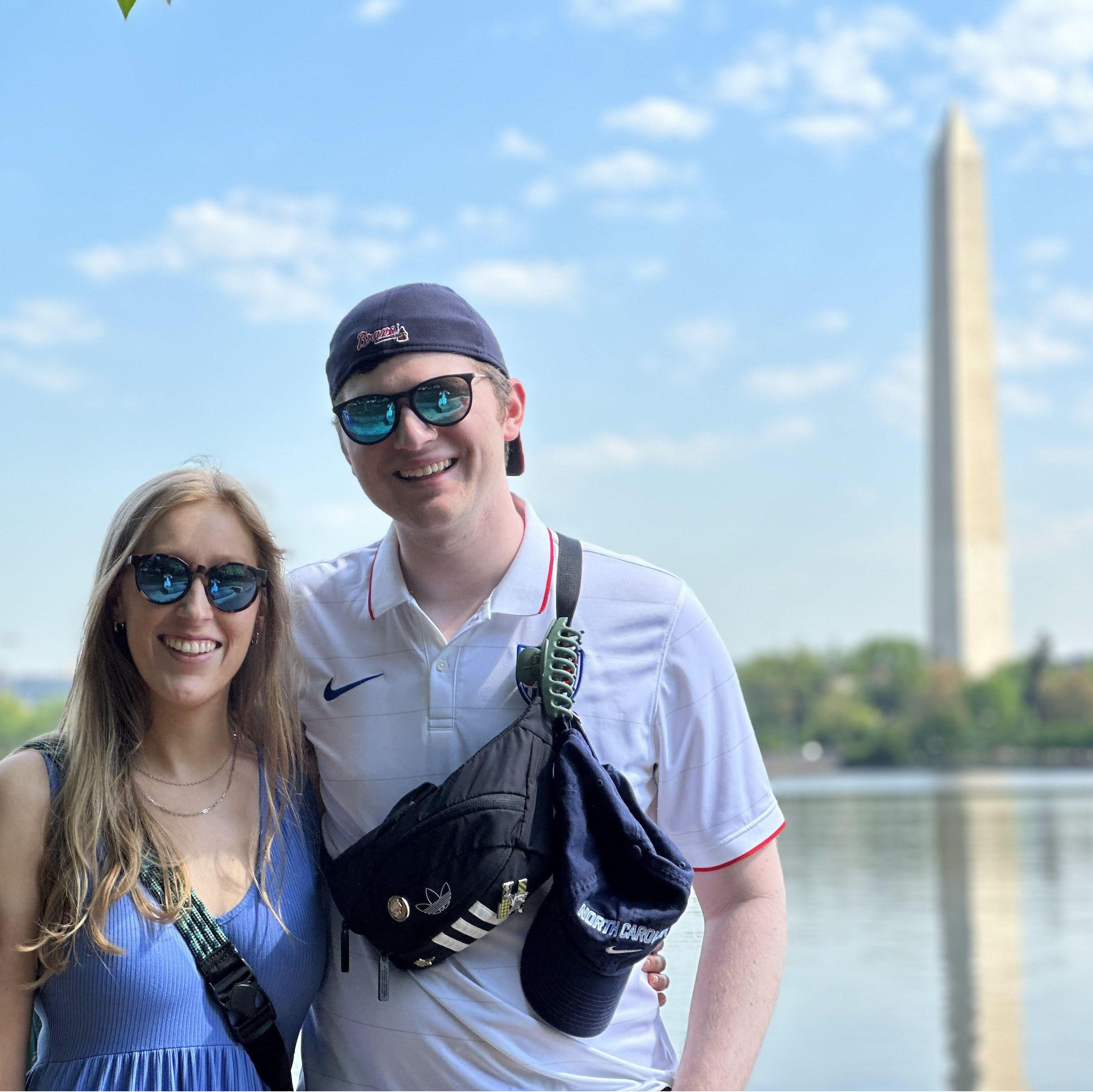 A trip together to Washington D.C. was one of the highlights of 2023