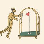 Enjoy fancy minigolf at Hotel Greene