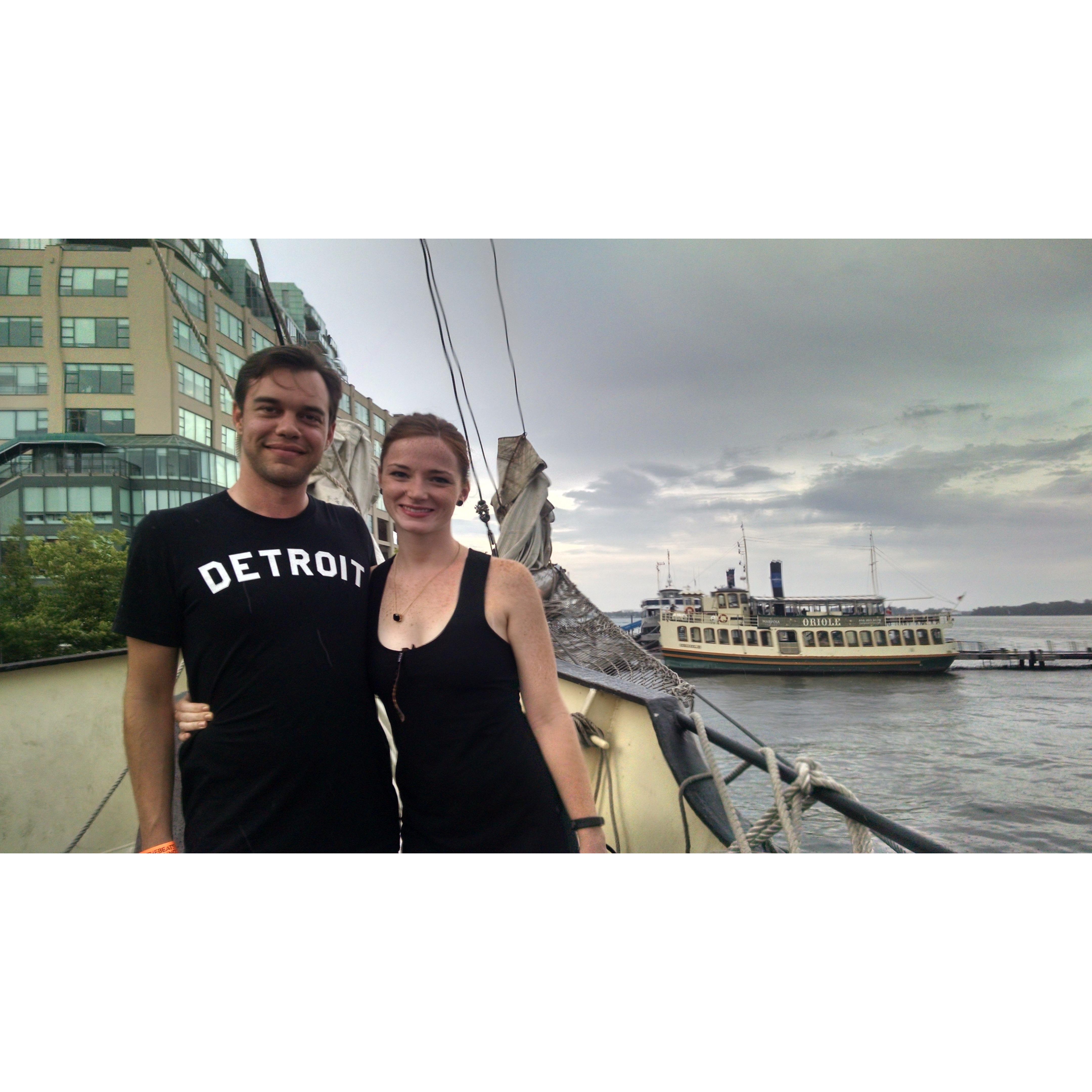 Techno party on a pirate ship
Toronto, August 2016