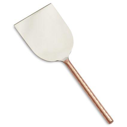 Hammered Copper Hard Cheese Knife