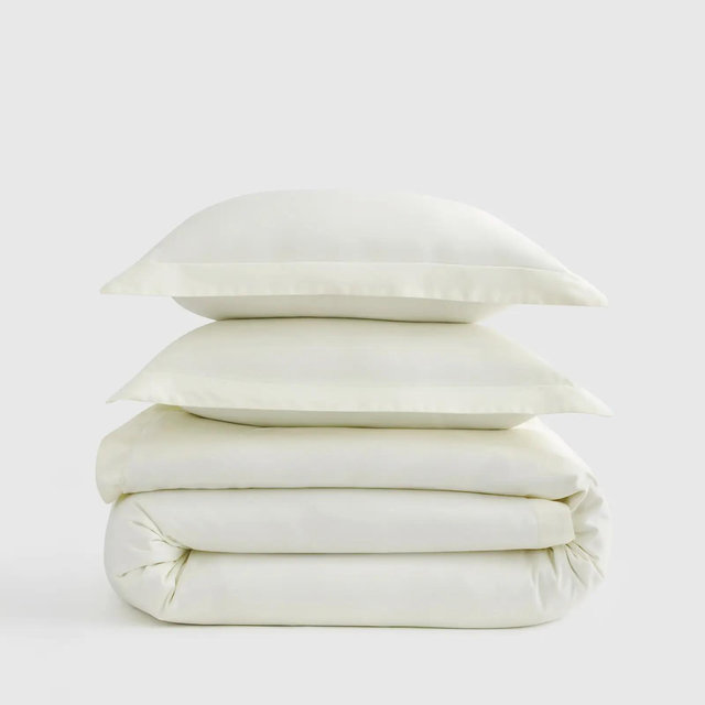 Signature Giza Cotton Sateen Duvet Cover Set - King/Cal King