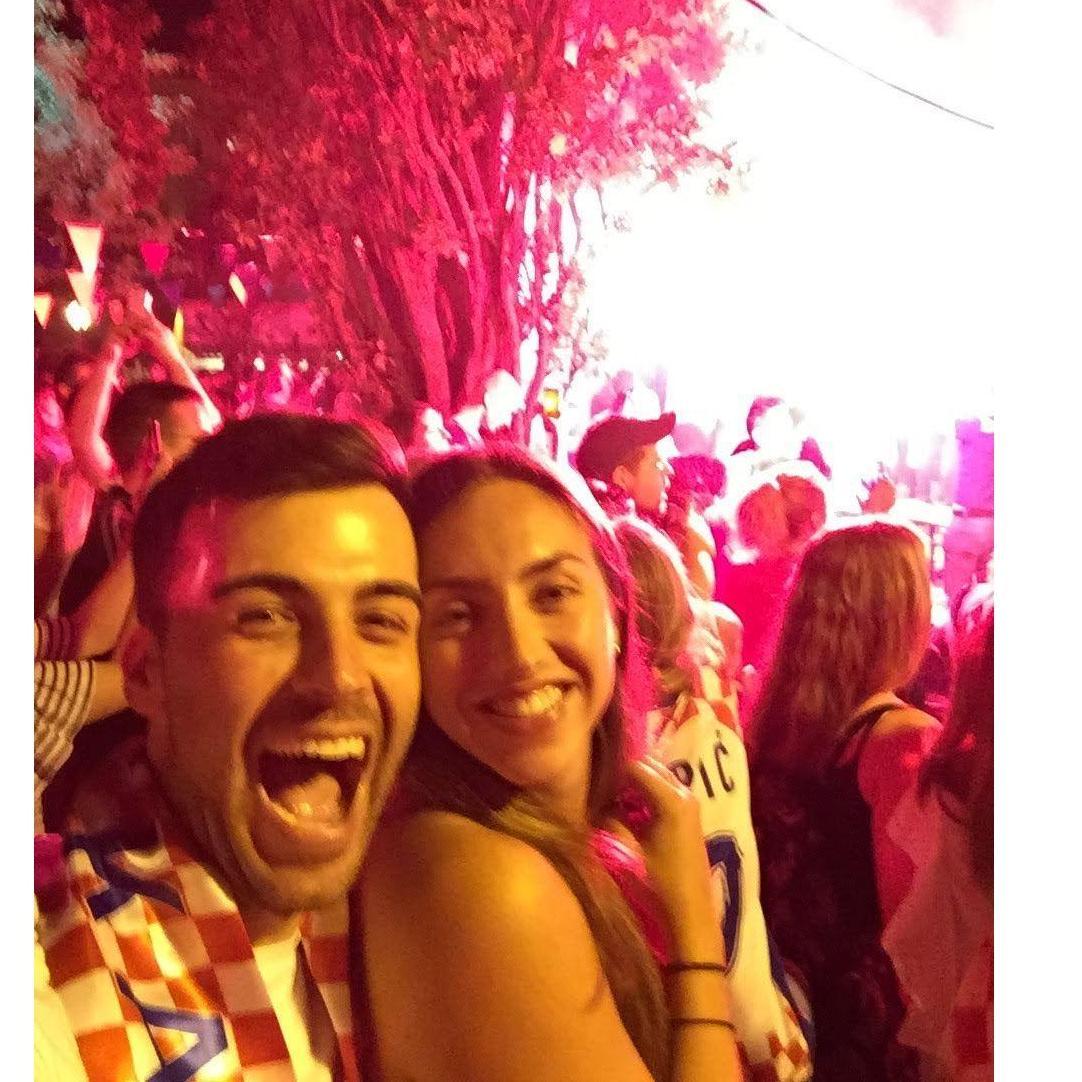 Croatia goes to World Cup Finals. Party in Zagreb! (July 2018)