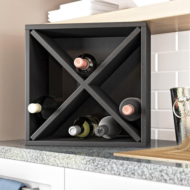 Tallent 12 Bottle Floor Wine Bottle Rack