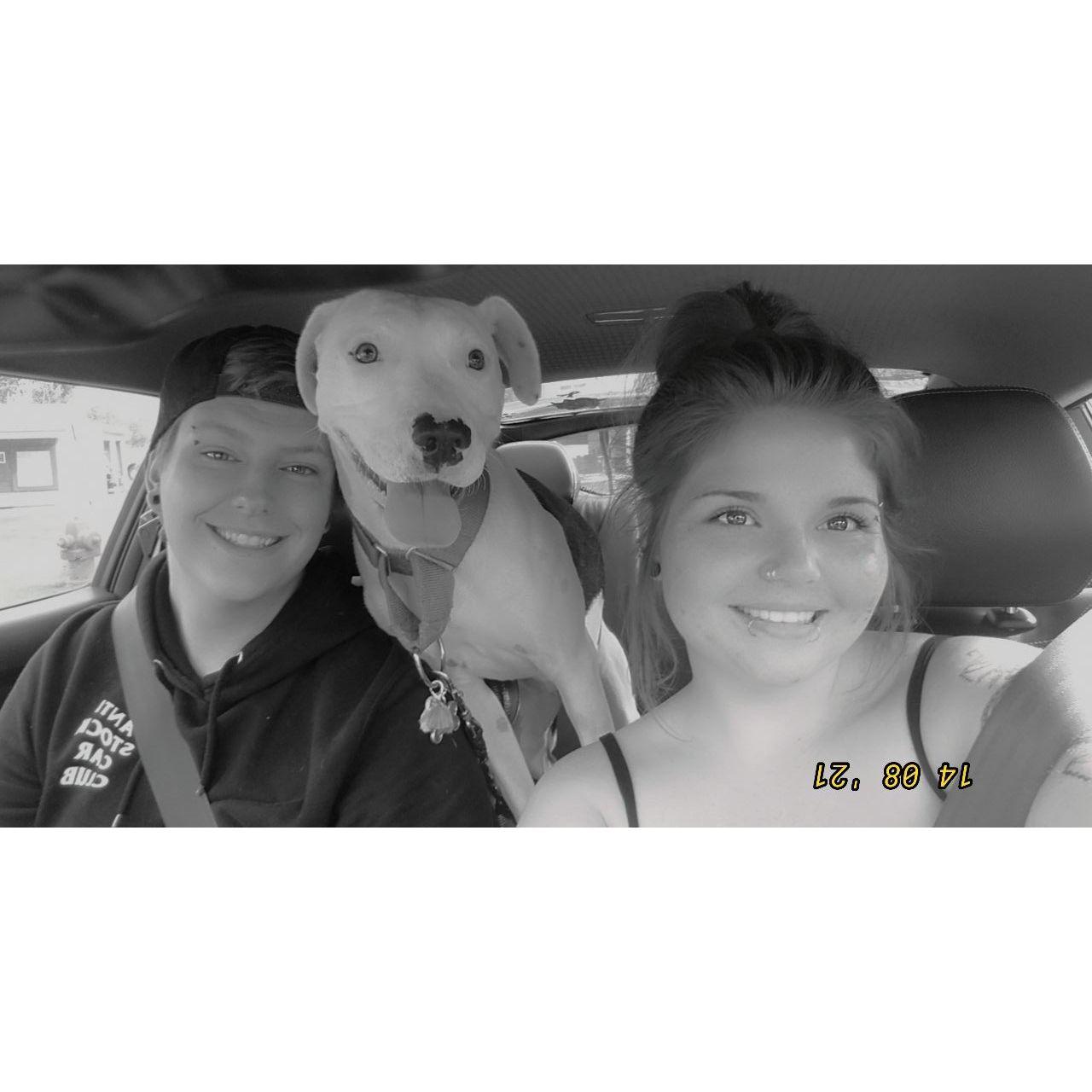 Our trip moving in together as a family