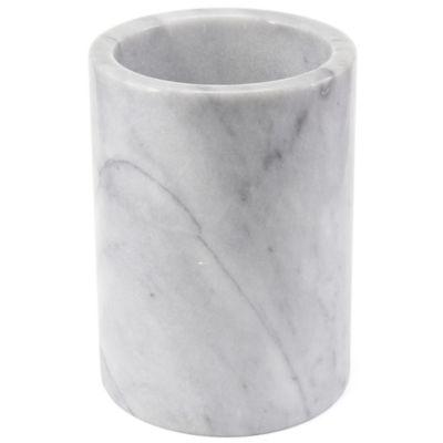 Artisanal Kitchen Supply® Marble Utensil Crock in White