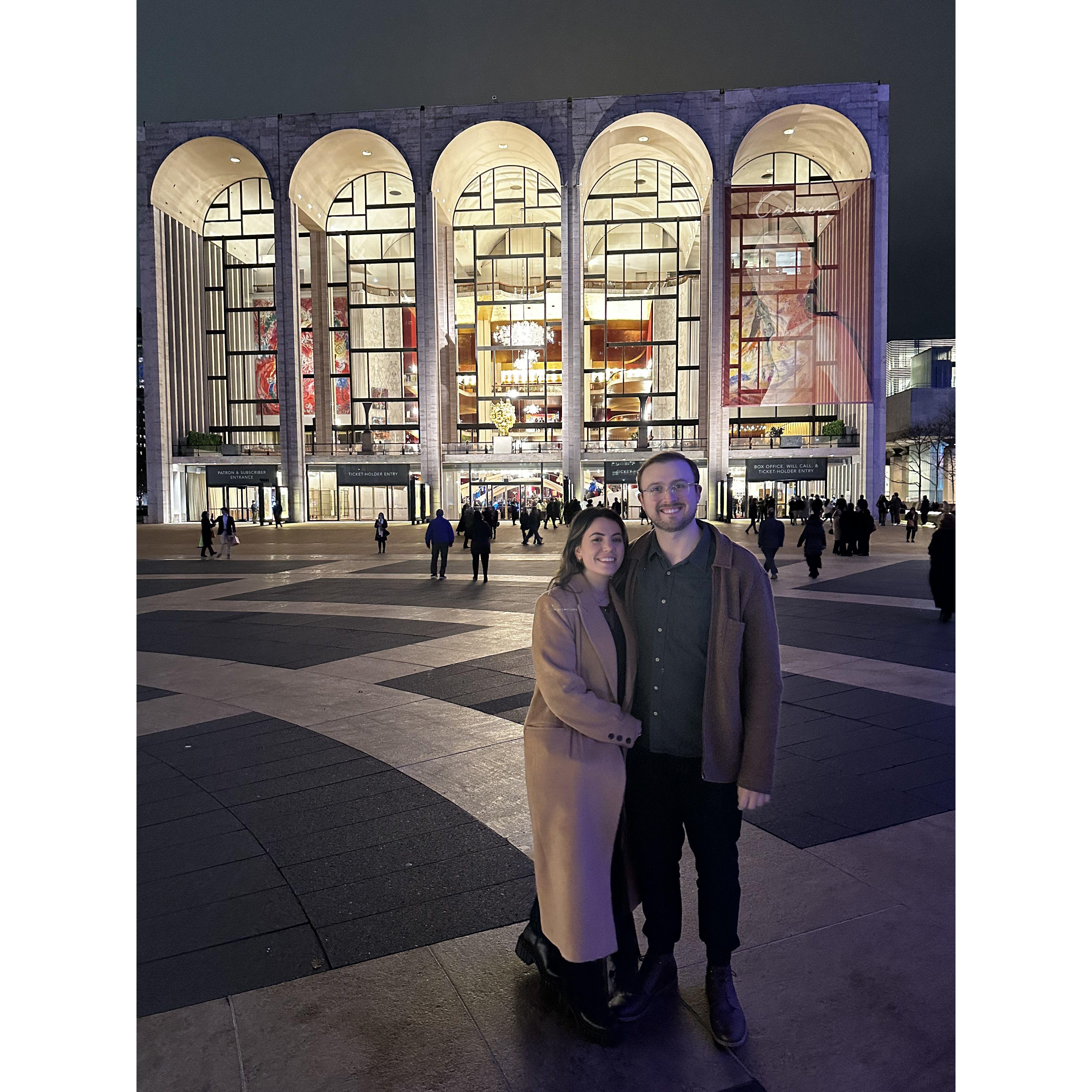 A night at Lincoln Center to see the New York Philharmonic play the score of Vertigo