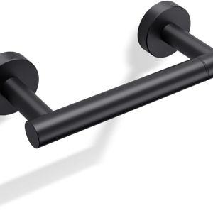 Day Moon™ - Toilet Paper Holder - Modern Roll Holder for Bathroom - 1 Pack - Wall Mount - Classic, Black