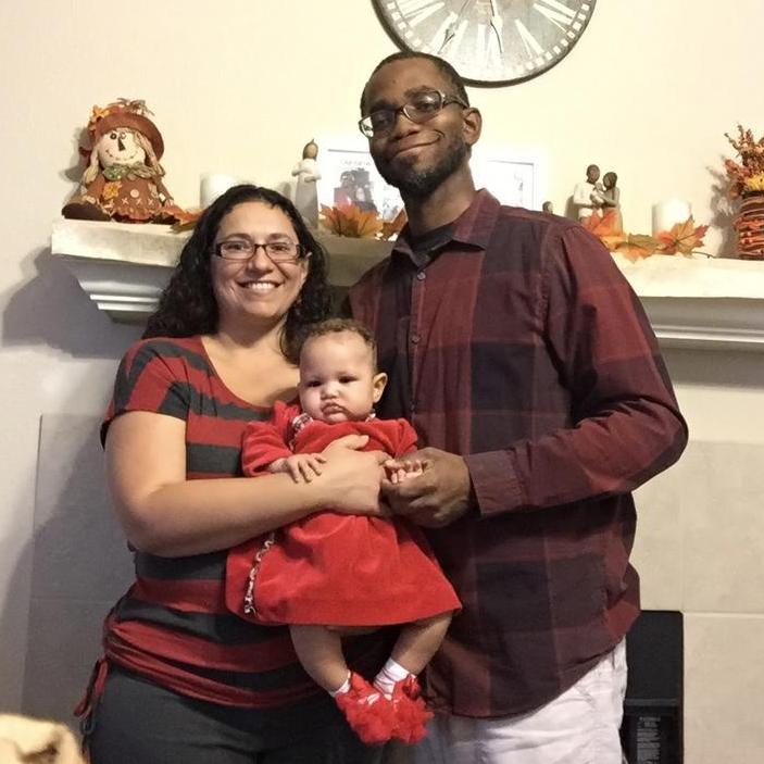 First family Christmas photo (Dec. 2017)