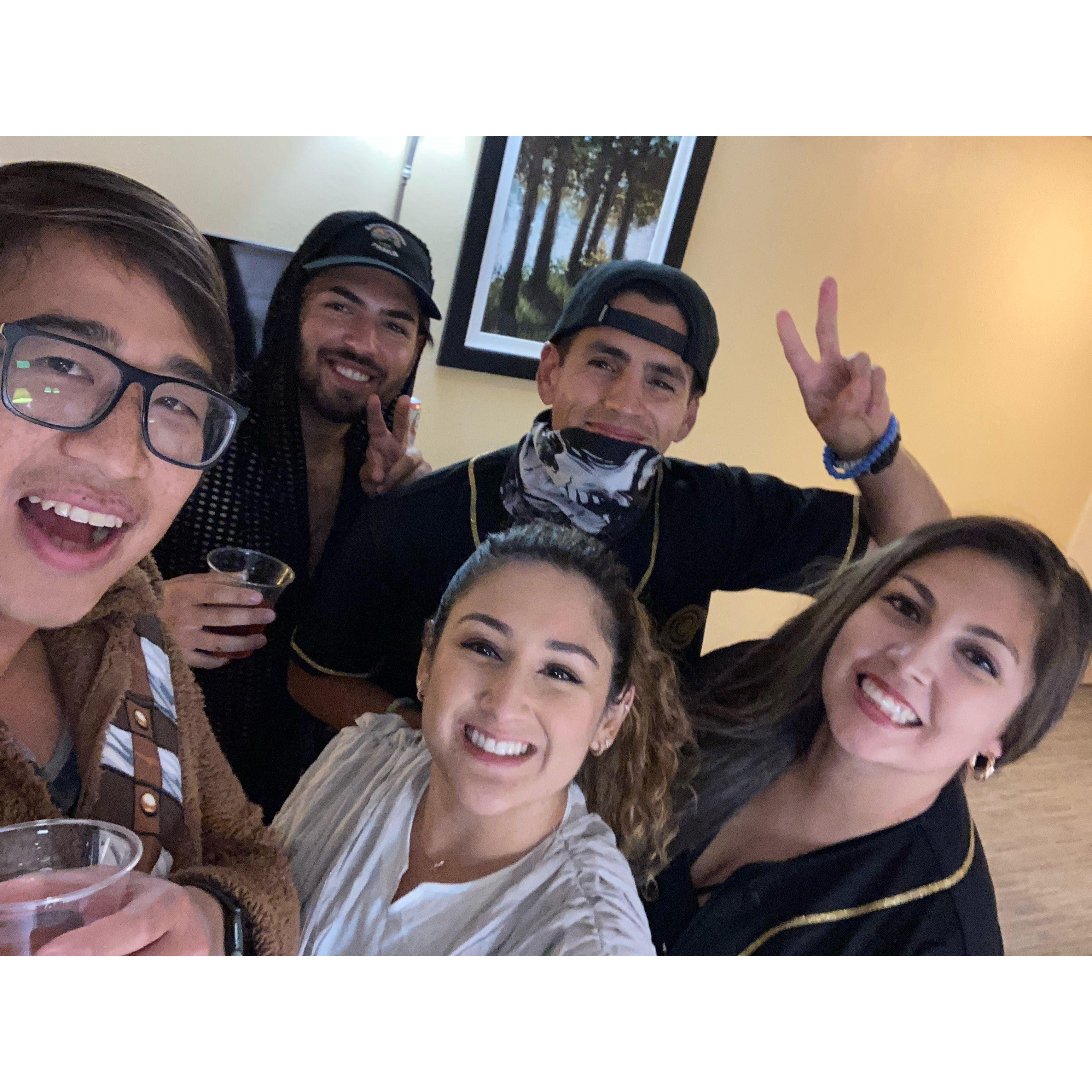 JB finally went to a rave with me