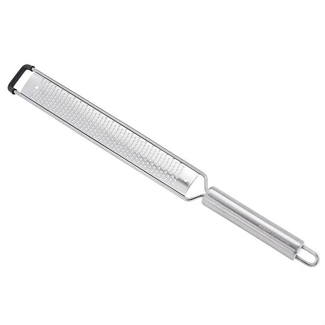 AmazonCommercial Stainless Steel Fine Grater / Zester, Narrow Blade