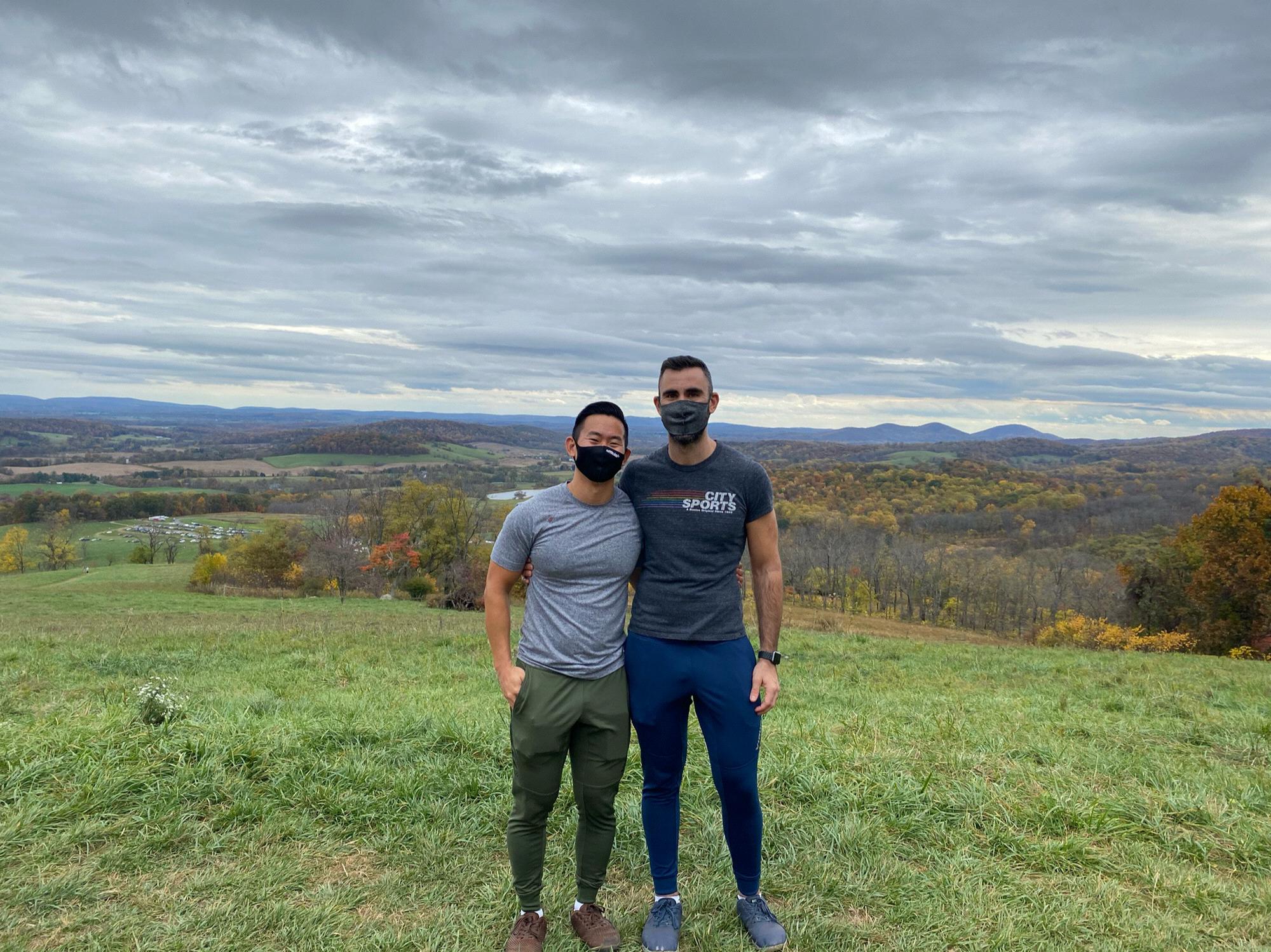 Going for a hike at Sky Meadows near DC