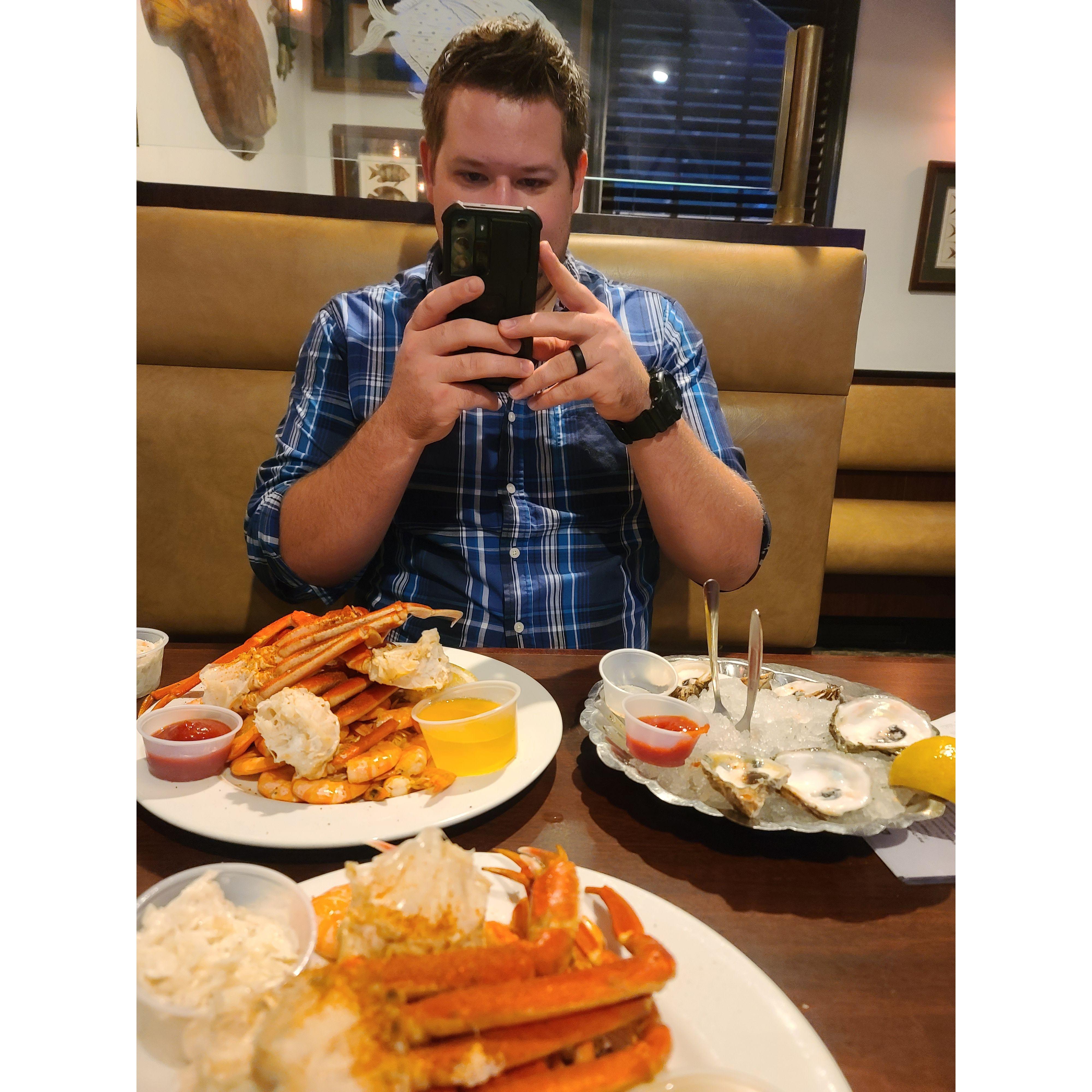 Had some AMAZING seafood while we were on the east coast!