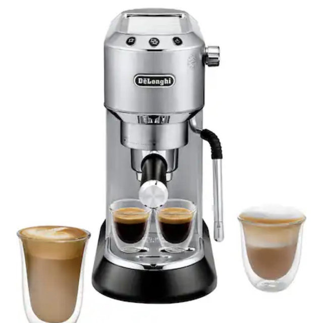 De'Longhi - EC885M Dedica Arte Pump Espresso Machine - Stainless Steel