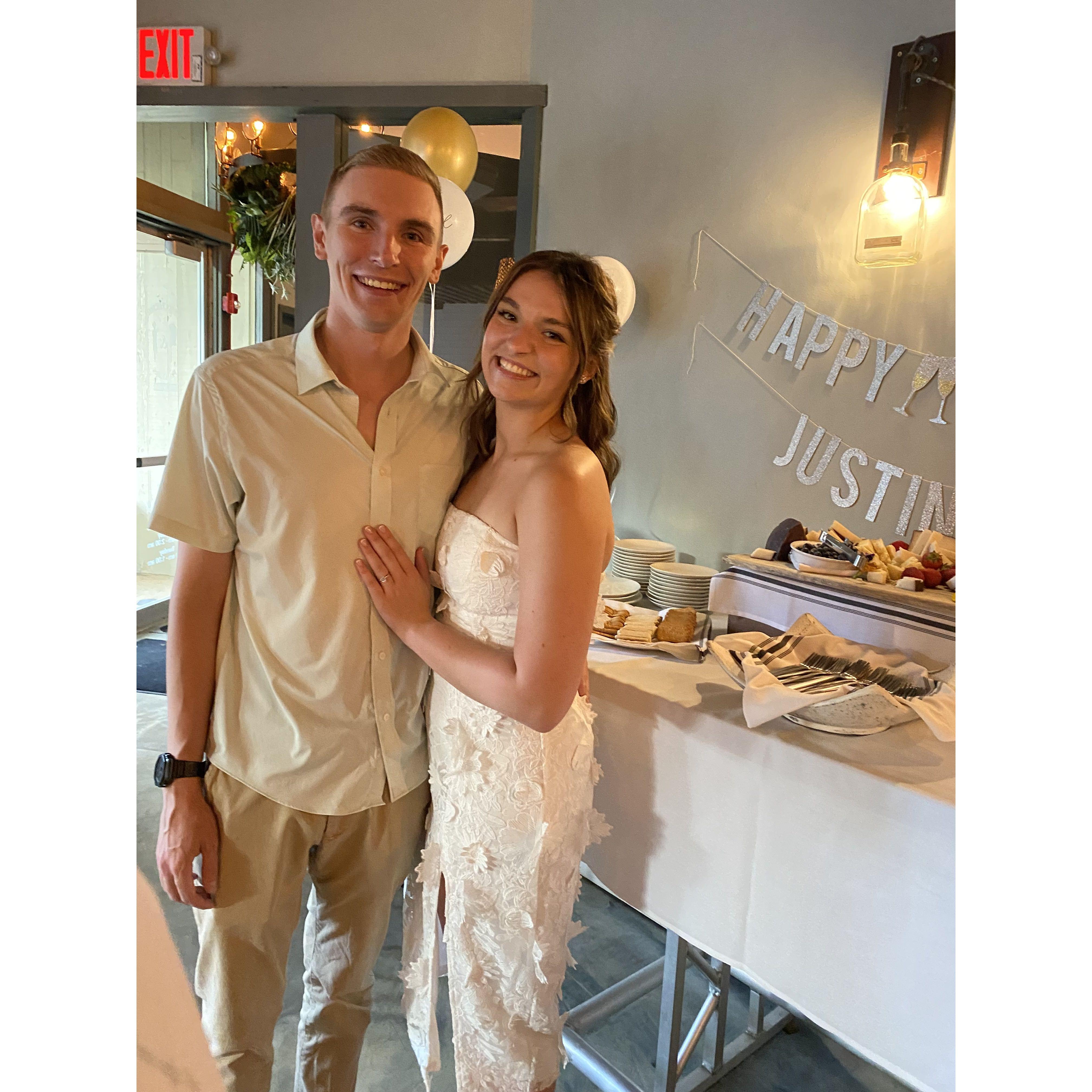 Their engagement party!