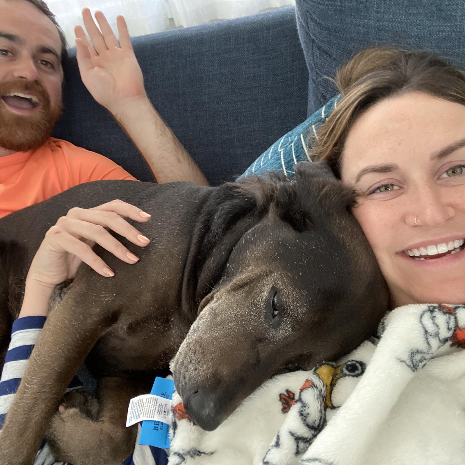 Of course Tommy, our sweet fur baby child, had to be included in our story. And no, Tommy was not named after Tom. Tommy came first in Lindsey’s life, then Tom followed and it was clearly fate.