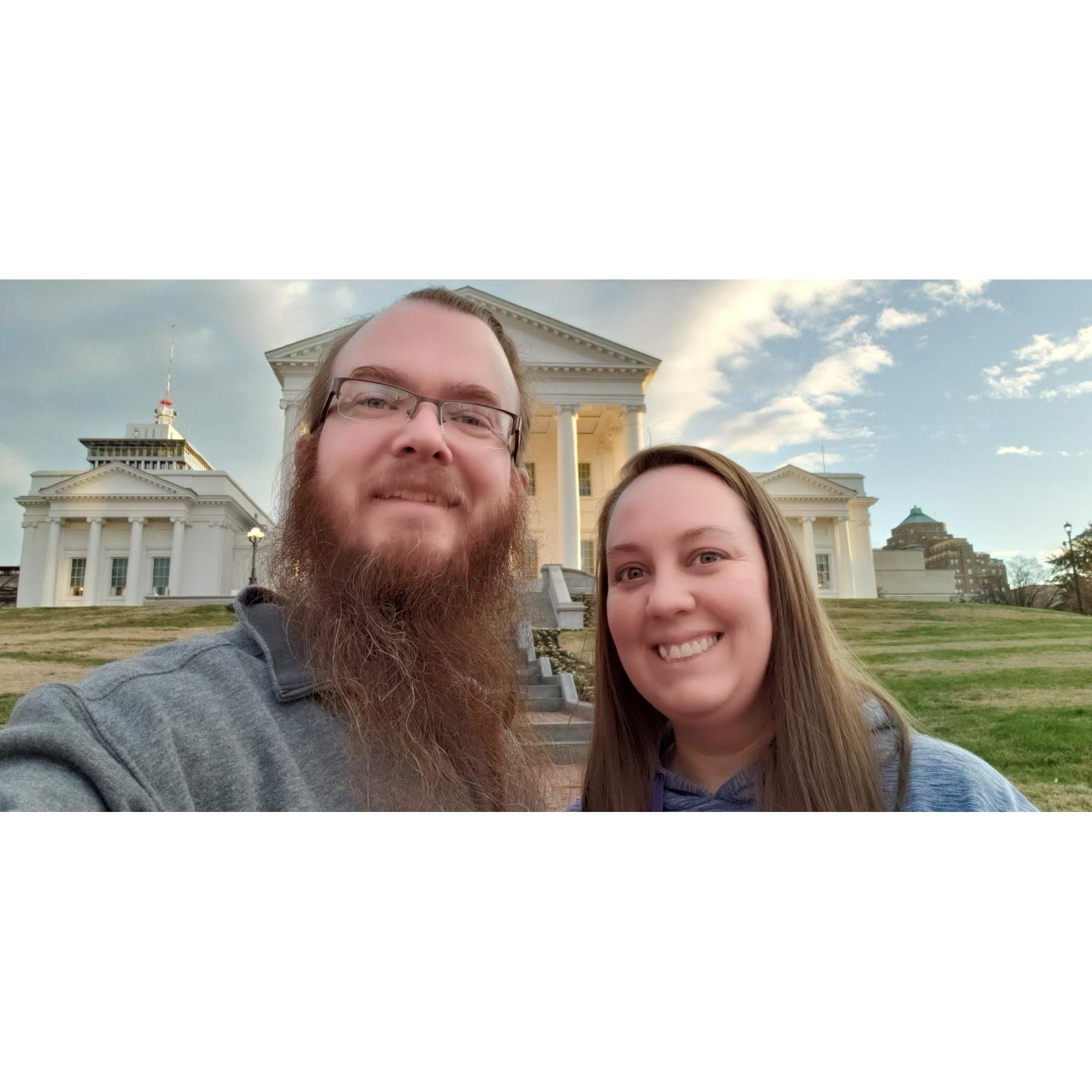 We took the kids to see the State Capital.