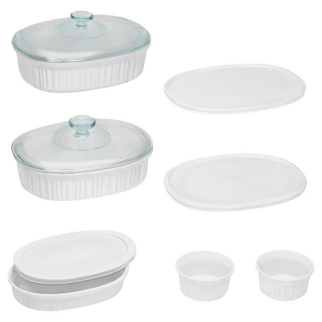 CorningWare® French White 10-piece Bakeware Set