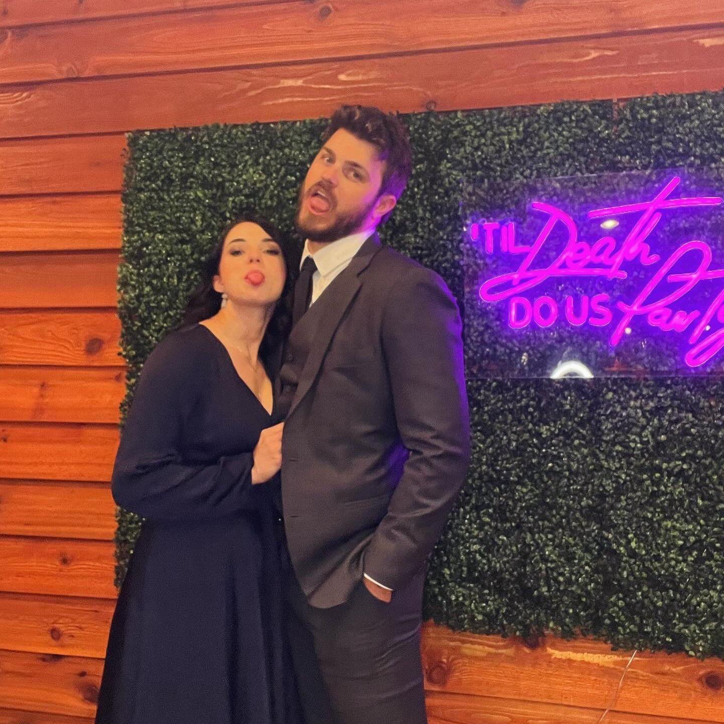 Taking notes on friend's wedding