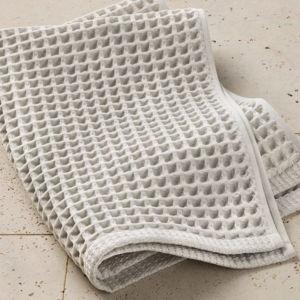 Waffle Hand Towel Gray - Casaluna