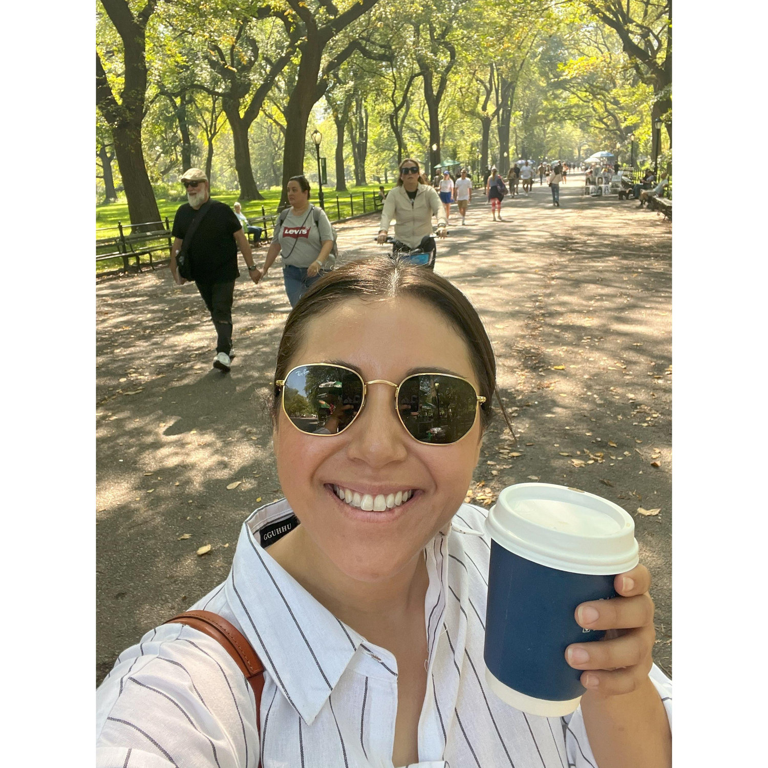 Central Park October 4th, 2023 - 10 days before we matched on Hinge!