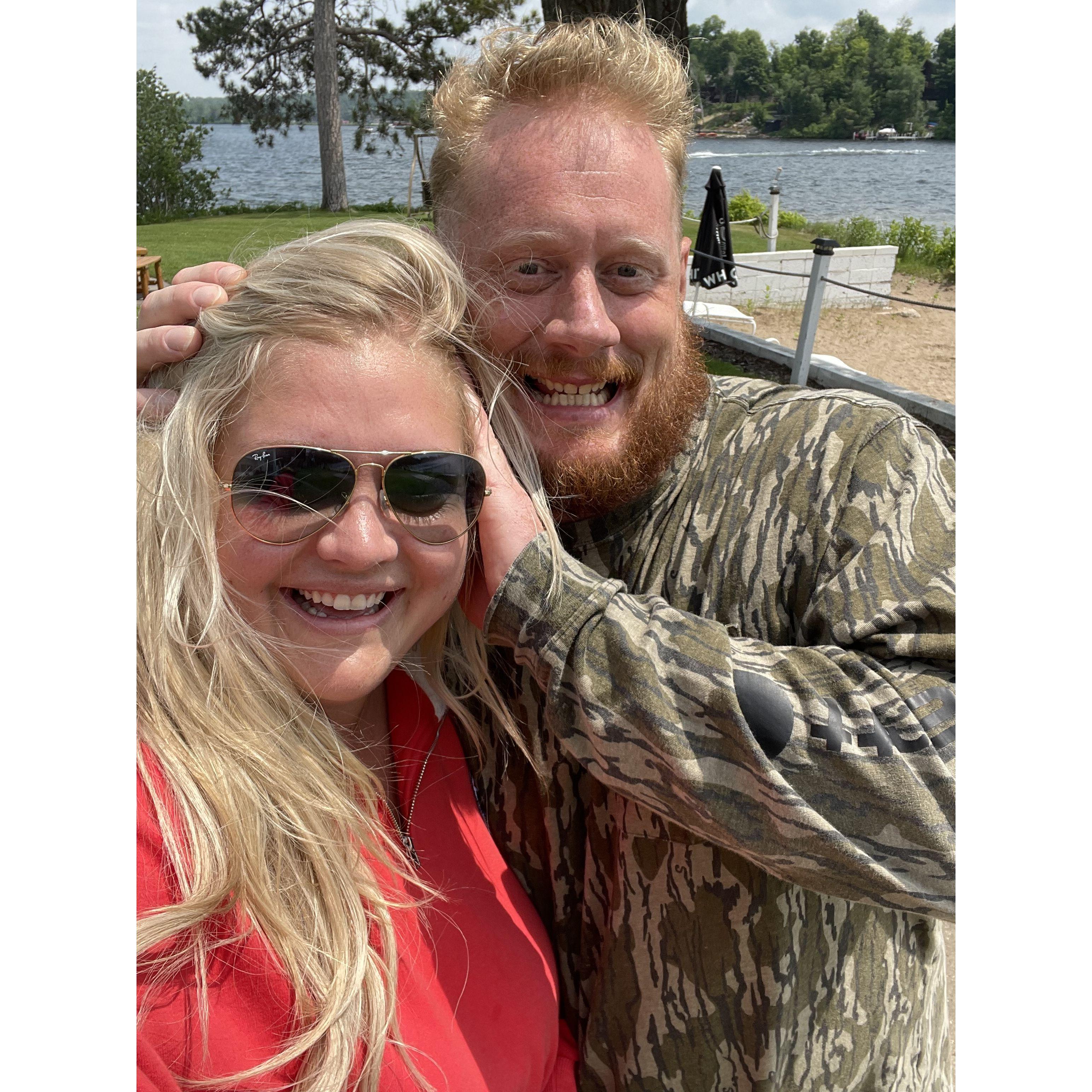 JUNE 10, 2023 - 
Sitting on the Docks and listening to music in Minnesota getting ready for a friend's wedding later that evening.
