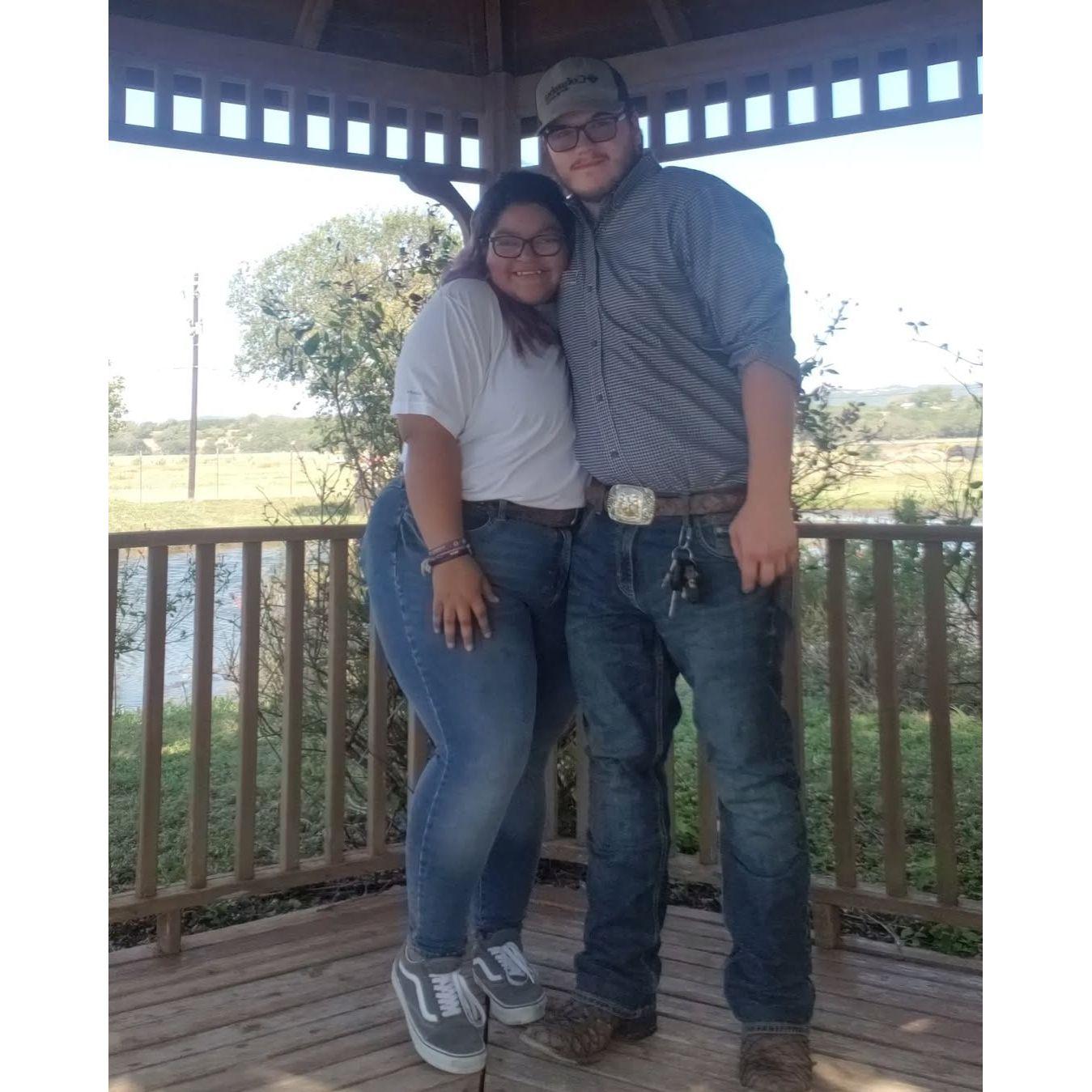 This was after we went to our first pumpkin patch! Dalton blindfolded me and took me to a small pumpkin patch 1 hr away that I hadn't gone to since I was a kid.