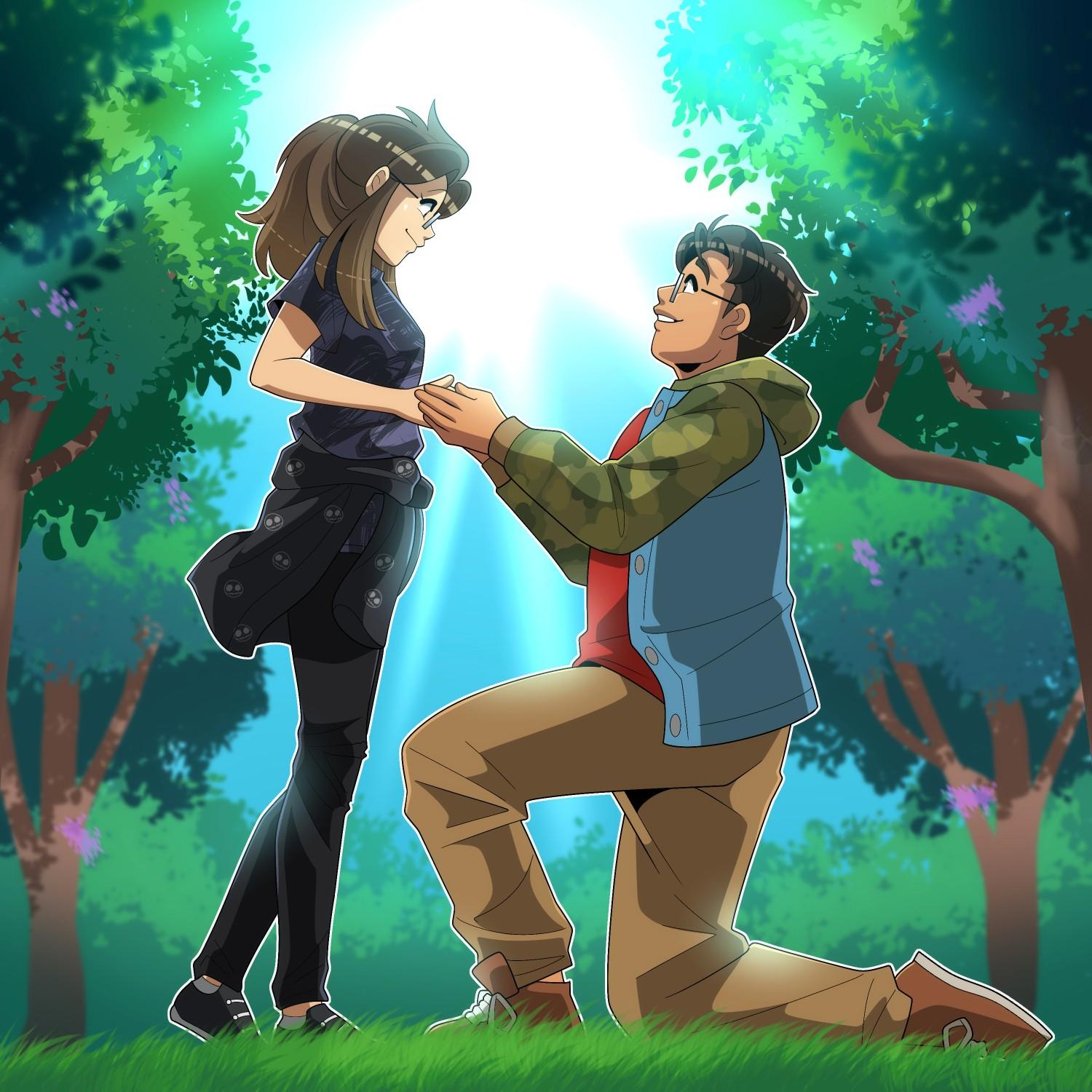 When he proposed. @otagothic for the picture